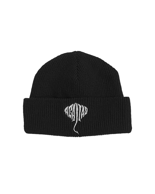Gorro de lana Manta negro