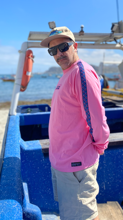 Polera Diagallas Manga Larga